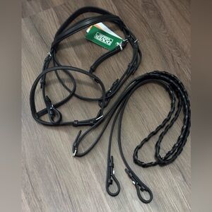 DOVER Debut Bridle Cob size Brown NWT